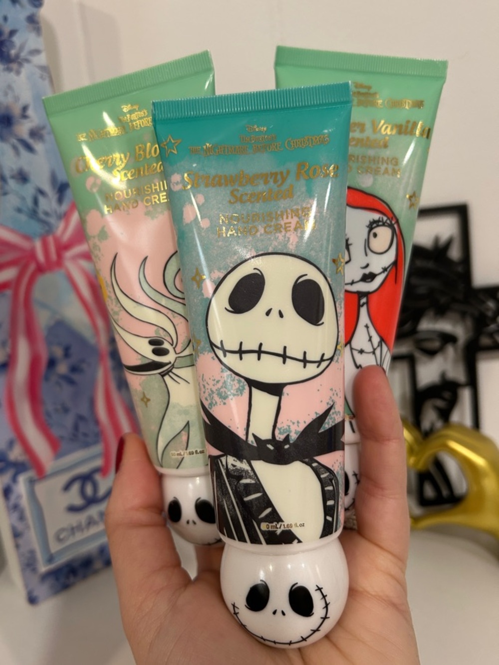 The Nightmare Before Christmas Strawberry Rose Hand Cream
